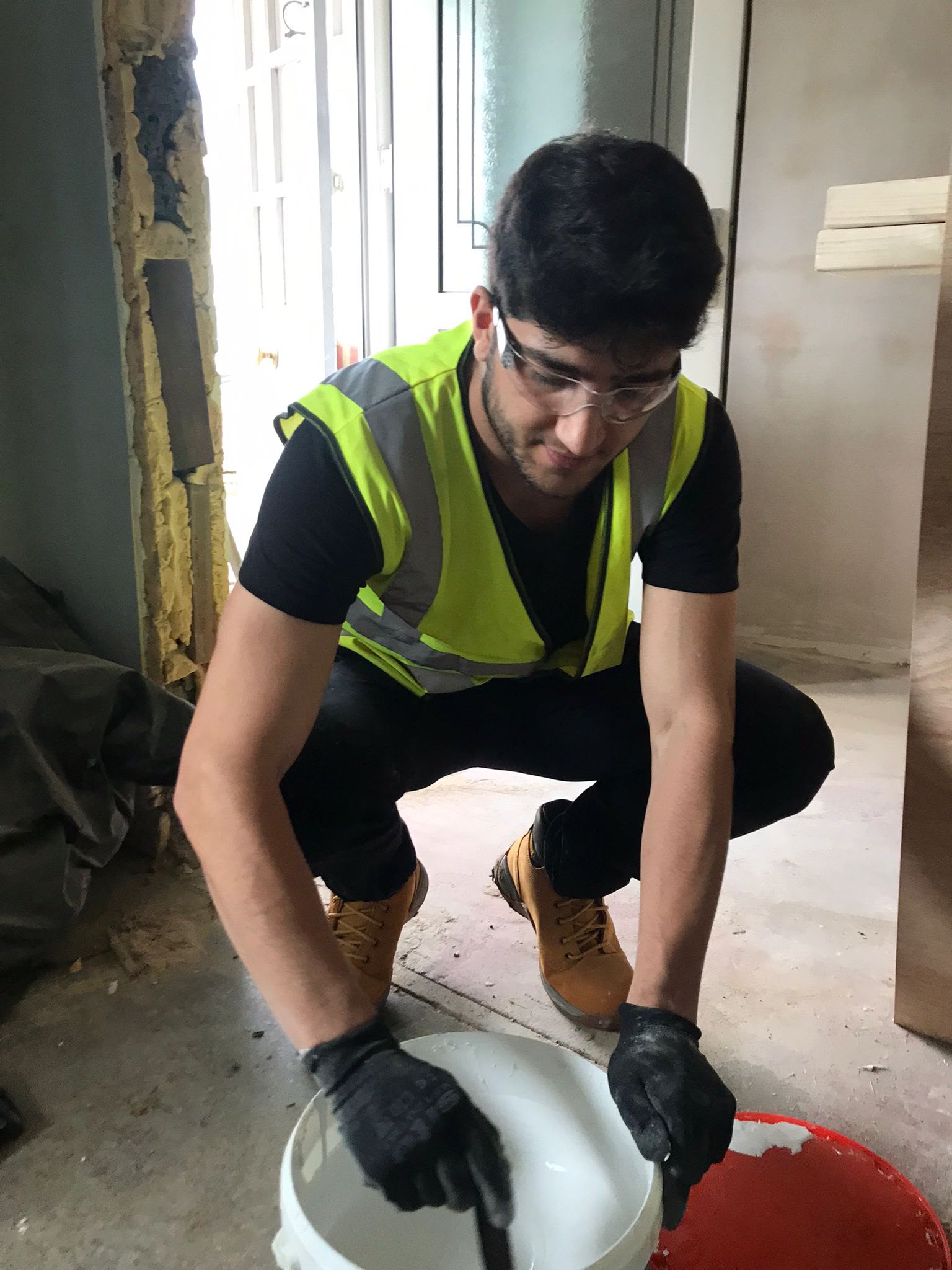 Interior painting preparation